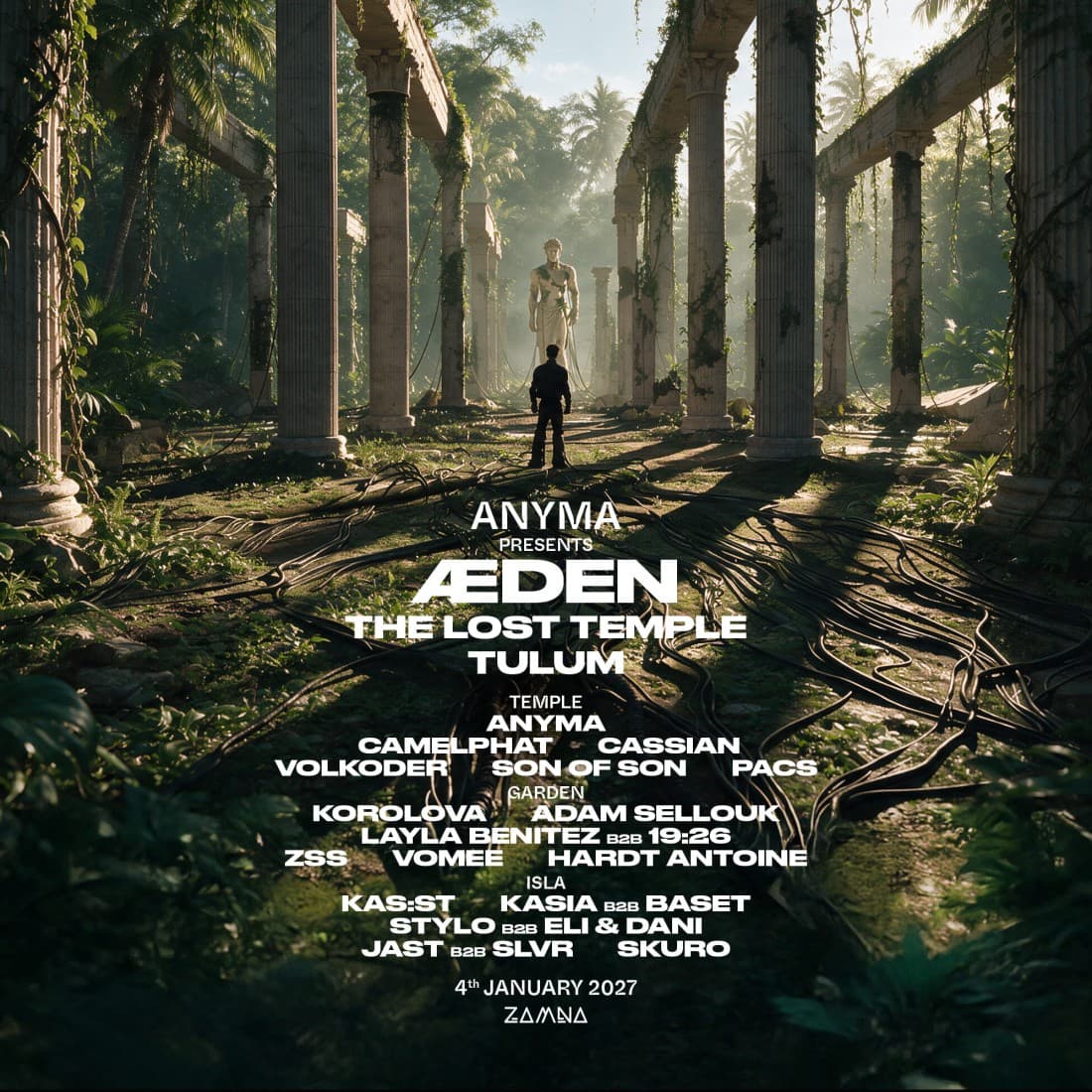 Anyma presents ÆDEN The Lost Temple Tulum